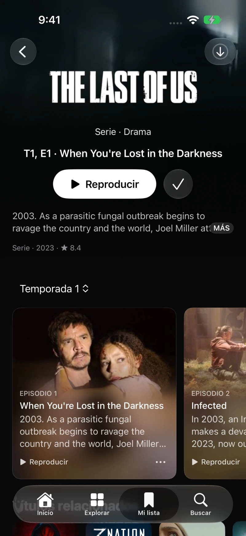 Watcher en iPhone